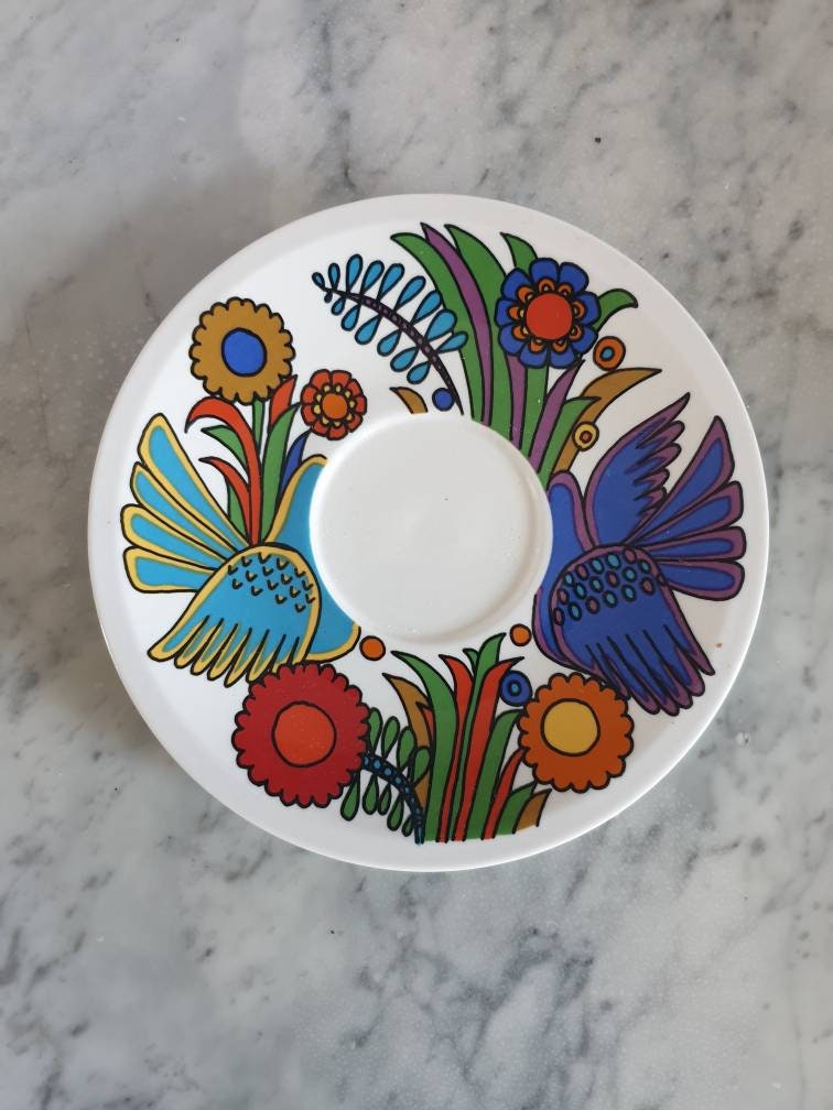 Sous Tasses Ancienne Diamètre 15, 2cm X1 Modèle Acapulco de Villeroy et Boch