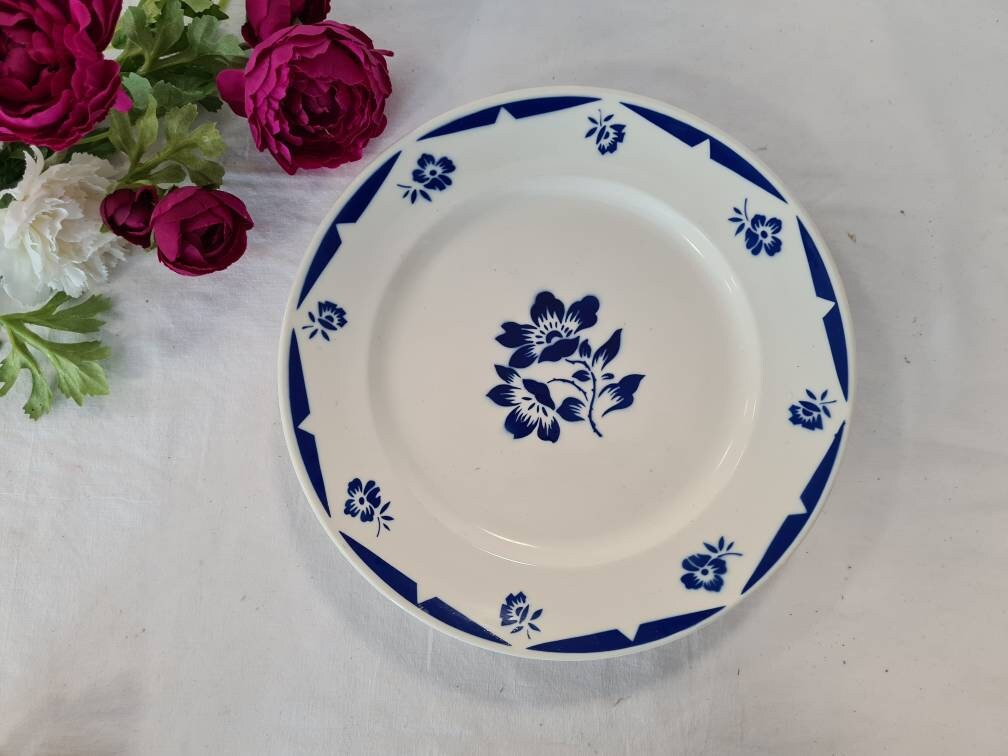 Plat de Service Rond Plat Ancien Modèle Madelon La Manufacture Française Badonviller