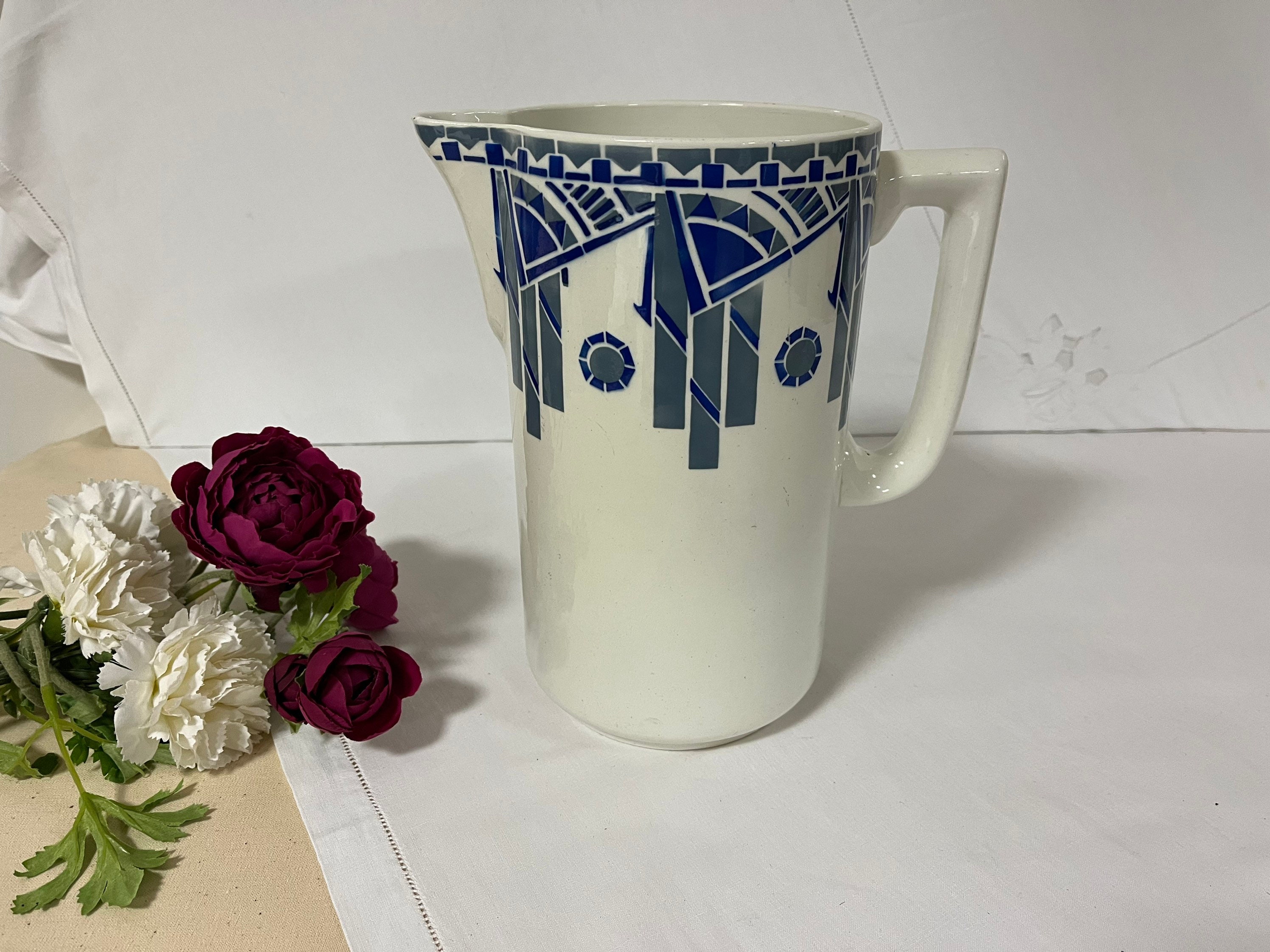 Cruche Verseuse Pichet Ancien de La Manufacture Française Saint Amand