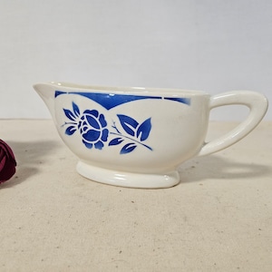 Old gravy boat model &quot;Corsica&quot; from the French manufacture of Digoin