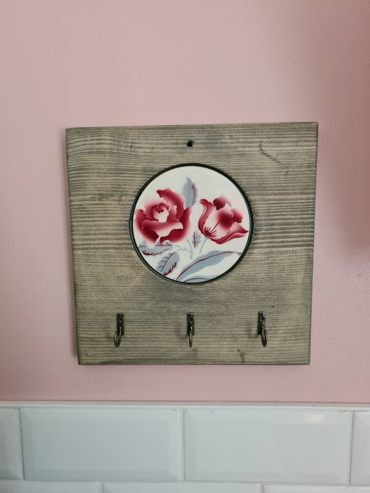 Accroche Torchons Alesia Digoin Vintage Déco Cuisine Campagne Rétro