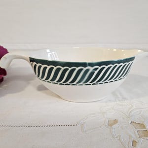 Antique &quot;Jacquot&quot; model sauceboat from the French manufacturer Digoin
