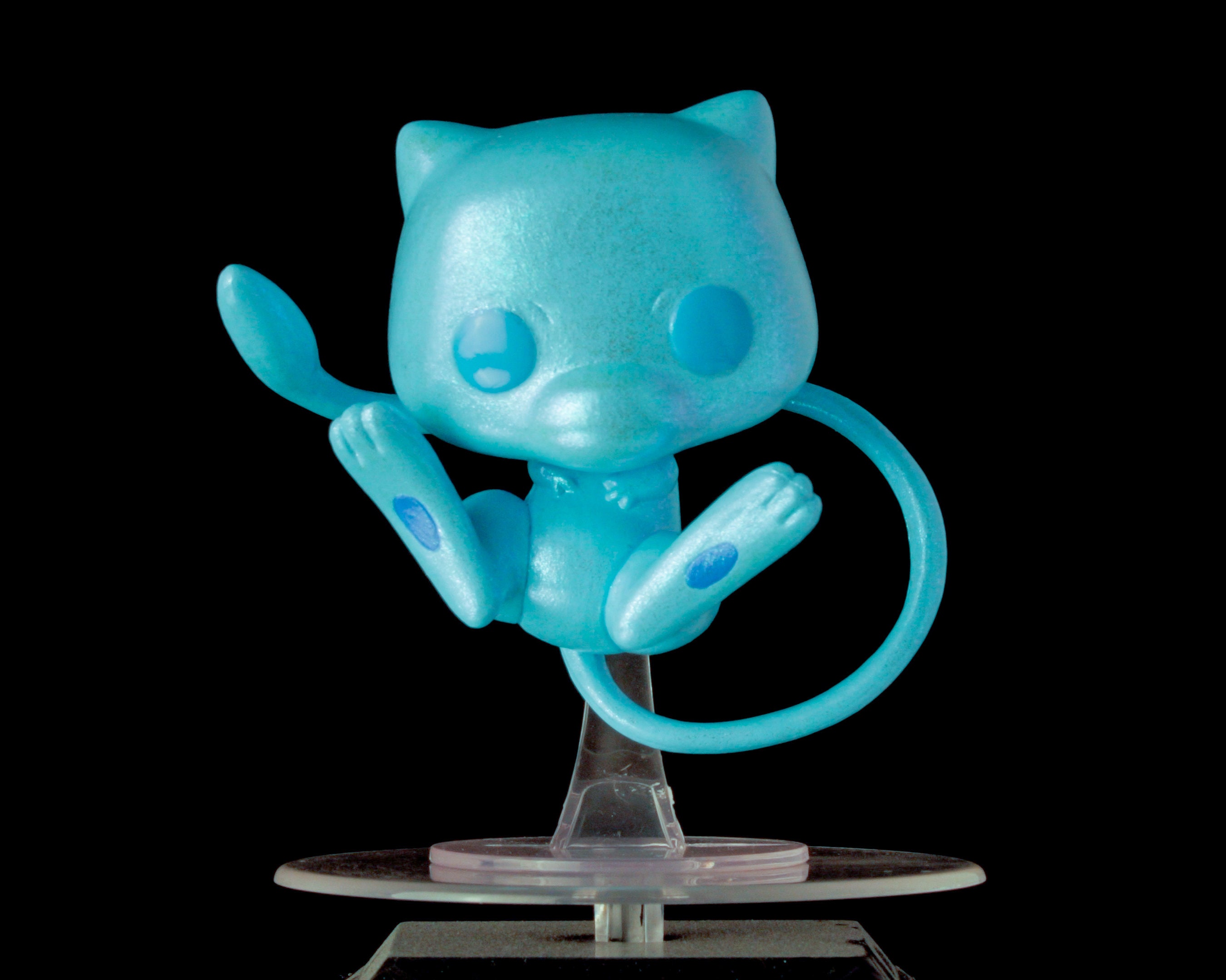 Shiny Mew Custom Painted Funko Pop Figure 