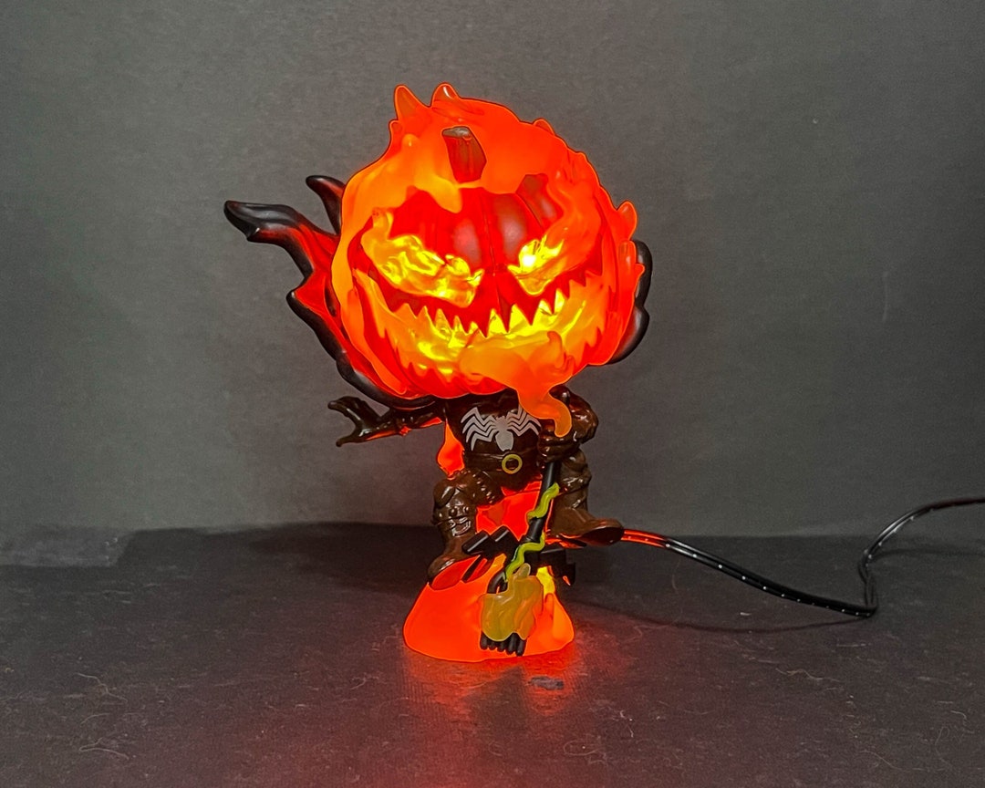 Venomized Jack-o-lantern (light-up)-custom Funko Venomized Marvel