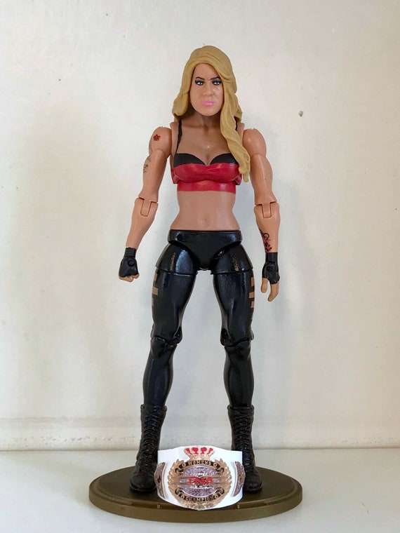 WWE Becky Lynch /'L/' UOMO /"Camicia personalizzato per Mattel figure.