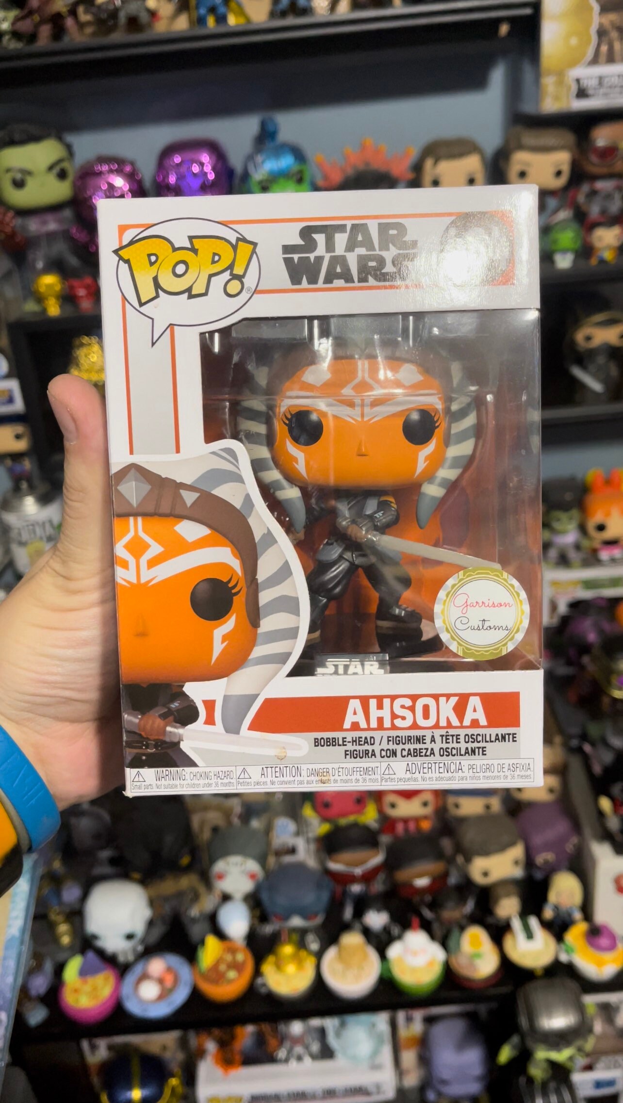 Funko Pop! Ahsoka Tano #130 – Exclusivité Hot Topic – Star Wars Rebels – Vinyle Bobblehead – Figurine Collection 14 Cm