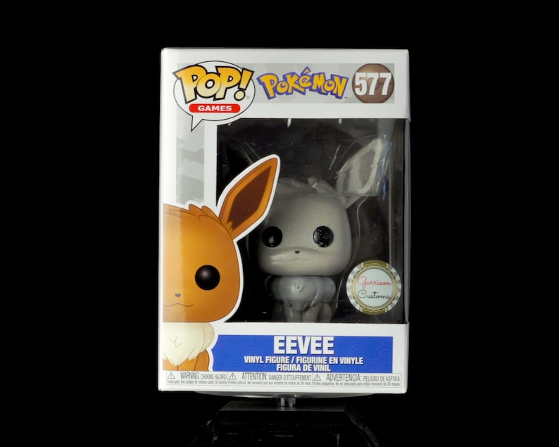 Shiny Eevee custom Funko Pokémon Pop Vinyl | Etsy