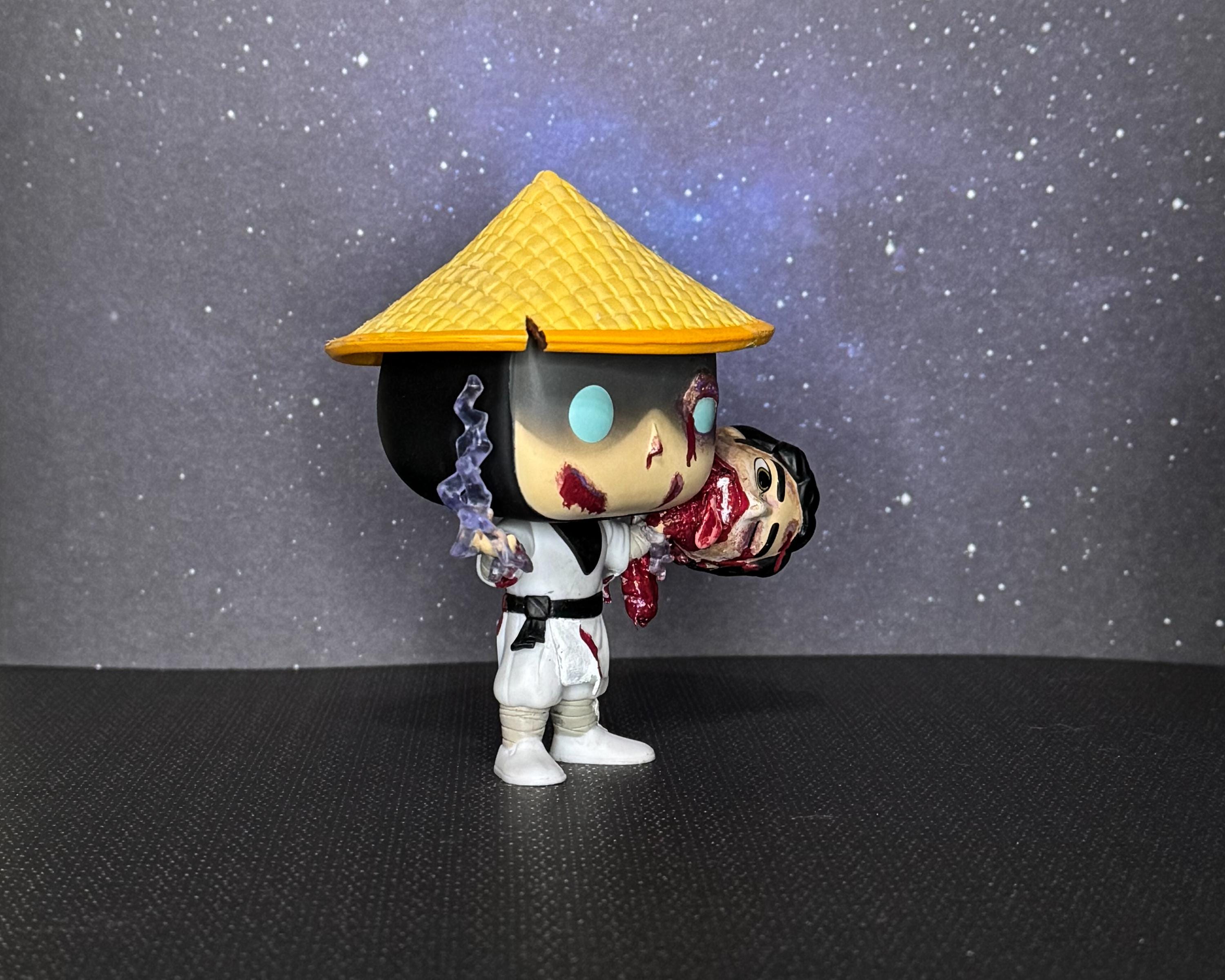 Raiden (w/ Lightning and Fatality) -custom Funko Mortal