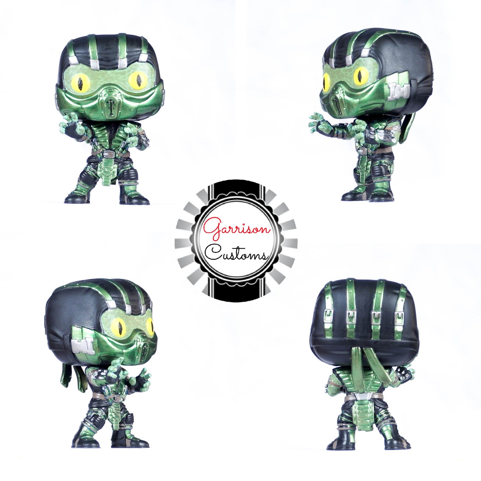 Reptile custom Funko Mortal Kombat Pop Vinyl - Etsy
