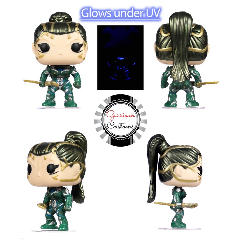 Rita Repulsa as Green Ranger custom Funko Power Rangers - Etsy