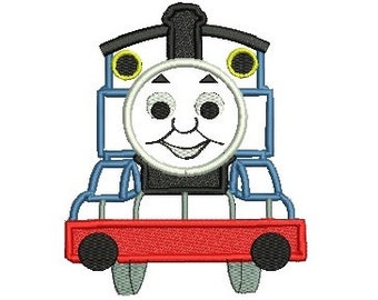 Thomas Applique Design, Embroidery Design, Applique Thomas, Instant Download
