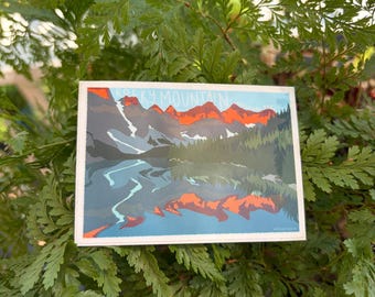 Pegatina de vinilo del Parque Nacional de las Montañas Rocosas