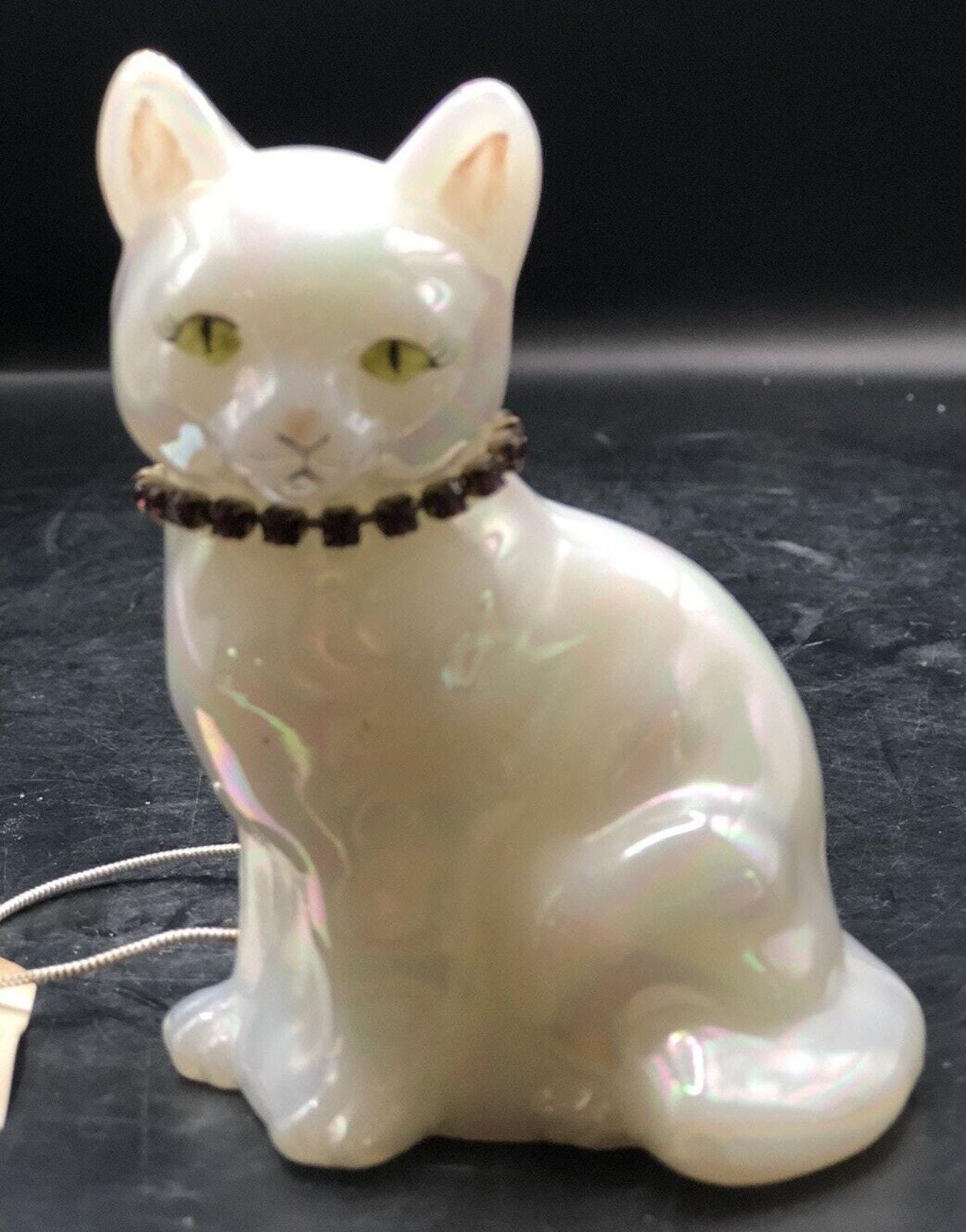 Fenton Birthstone Cat - Etsy