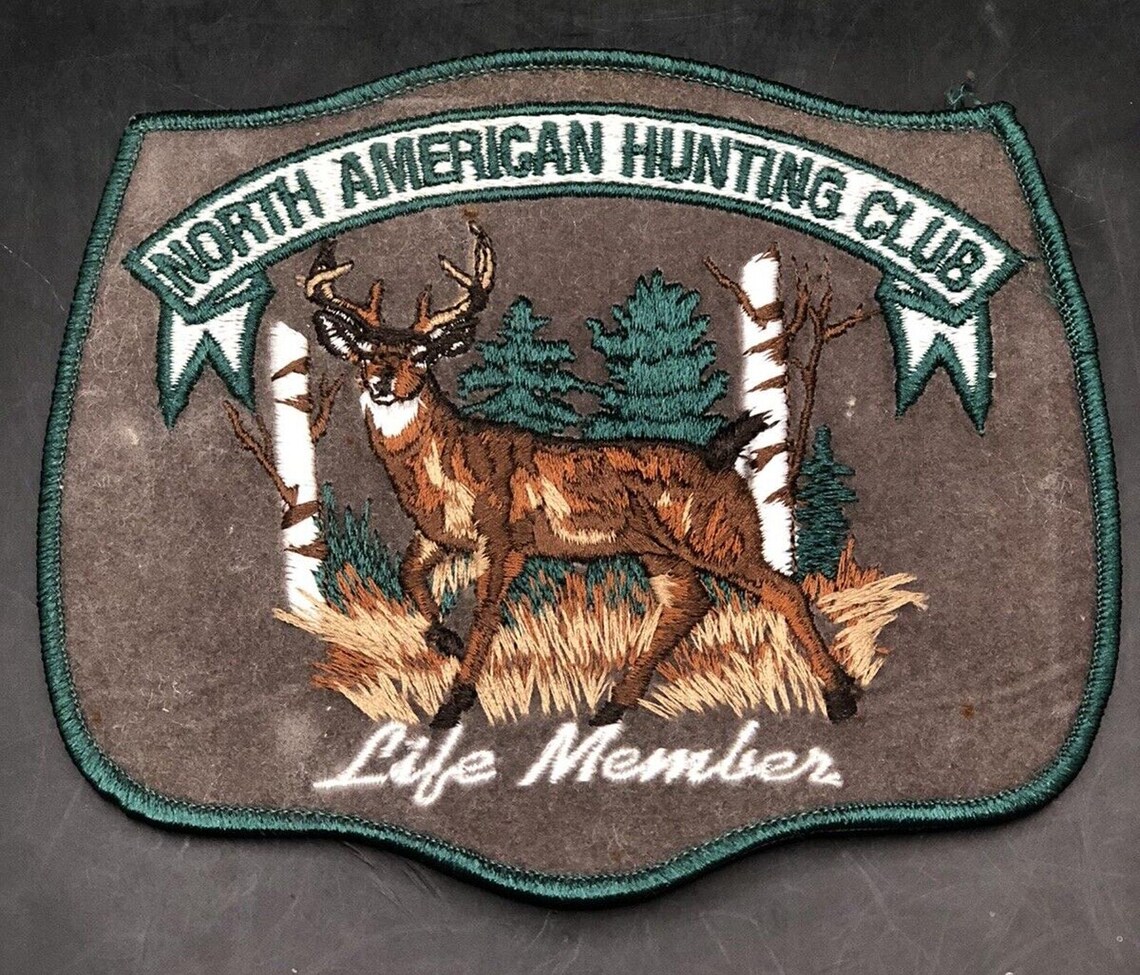 Large North American Hunting Club Life Member Patch Buck (S228) Etsy