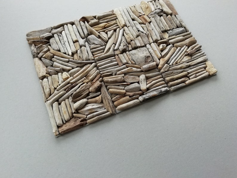 Set Square wall decor Wood wall tiles Driftwood Square tiles Etsy