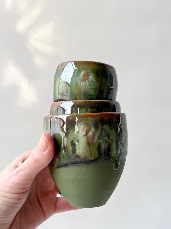 Ceramic tumbler - set of three