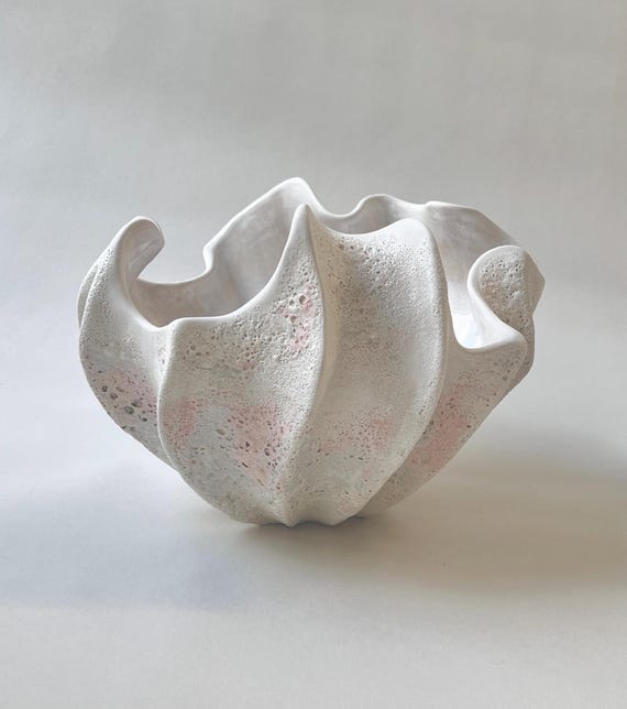 Ceramic Coral Bowl "Corallum Rosa'