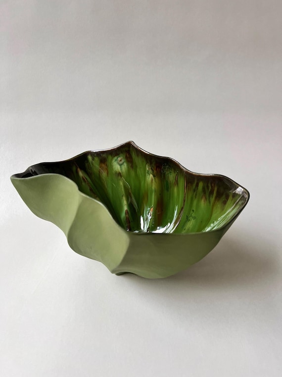 Ceramic bowl ‘Decadent Green ’