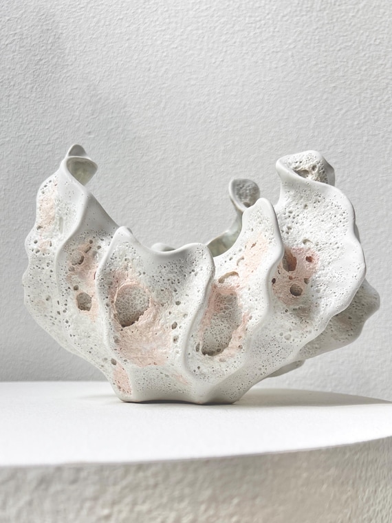 Ceramic Coral Bowl