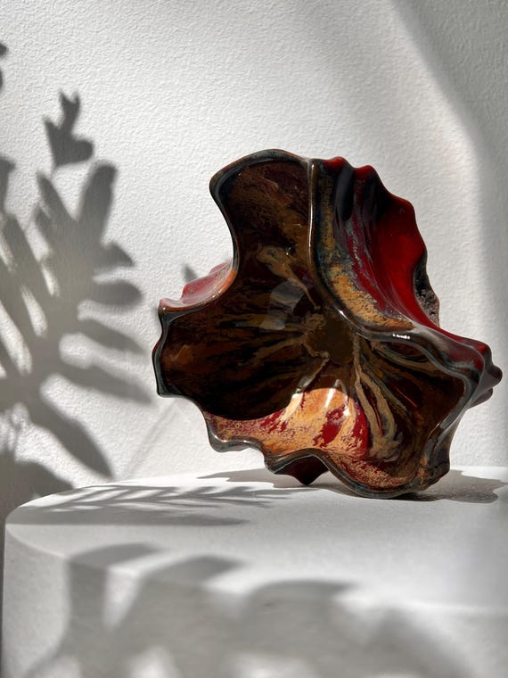 Crimson Ceramic bowl small