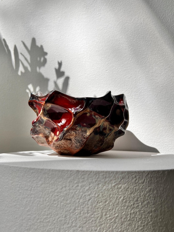 Crimson Ceramic bowl