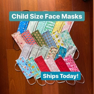Barnmasker! - Med nässladd och filterficka.