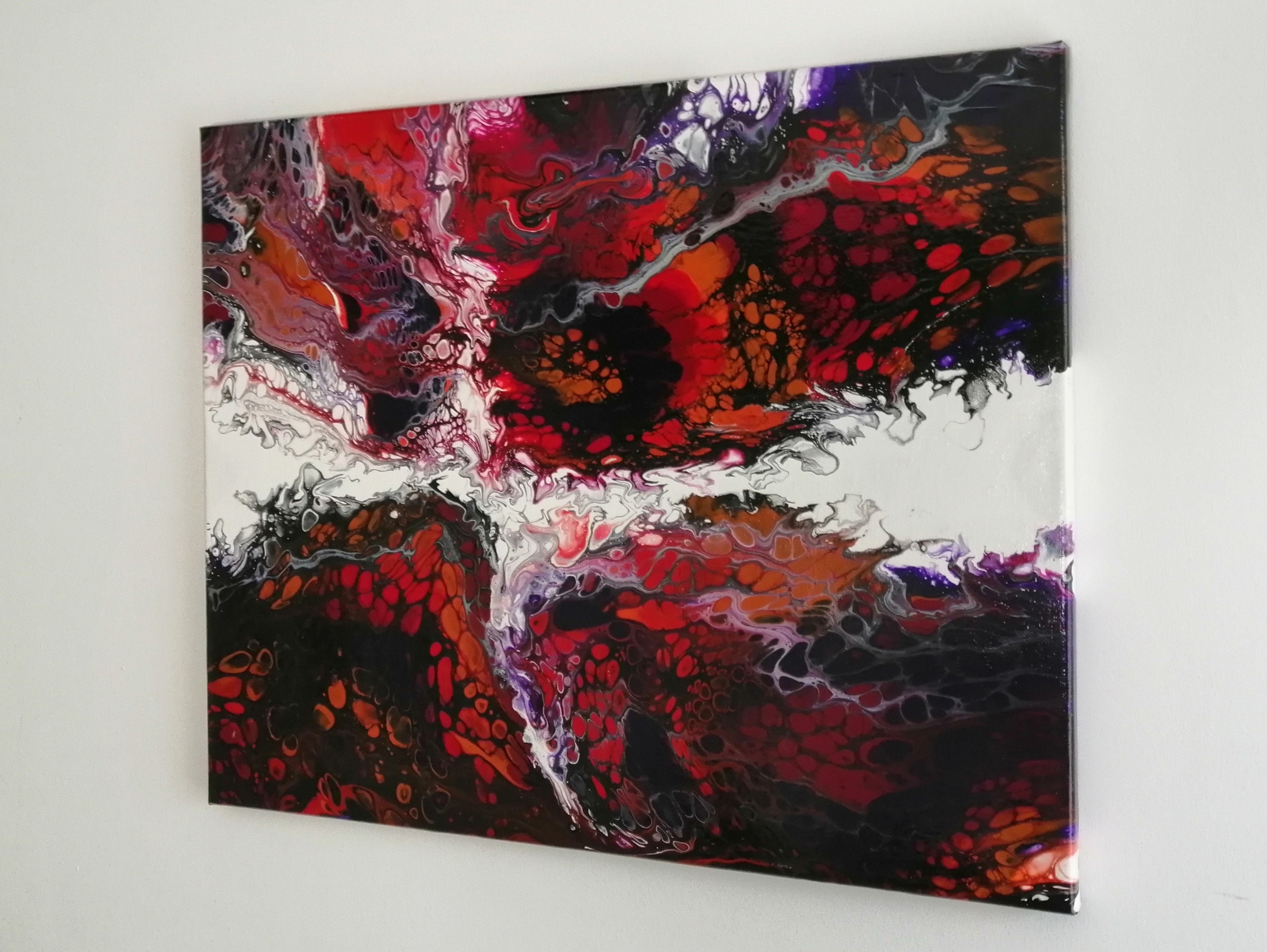 Zeitgenössisches Acrylgemälde auf Leinwand 50cmx40cm No.051 | Etsy