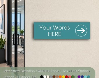 Custom Commercial Wayfinding Sign for Hotels Offices Apartments and Business Properties