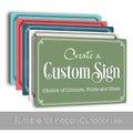 Custom Personalized Sign | Aluminium composite | Multiple Colours and Fonts | Any Text | Weatherproof Signs product logo