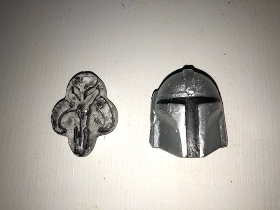 The Bounty hunter helmet magnets.