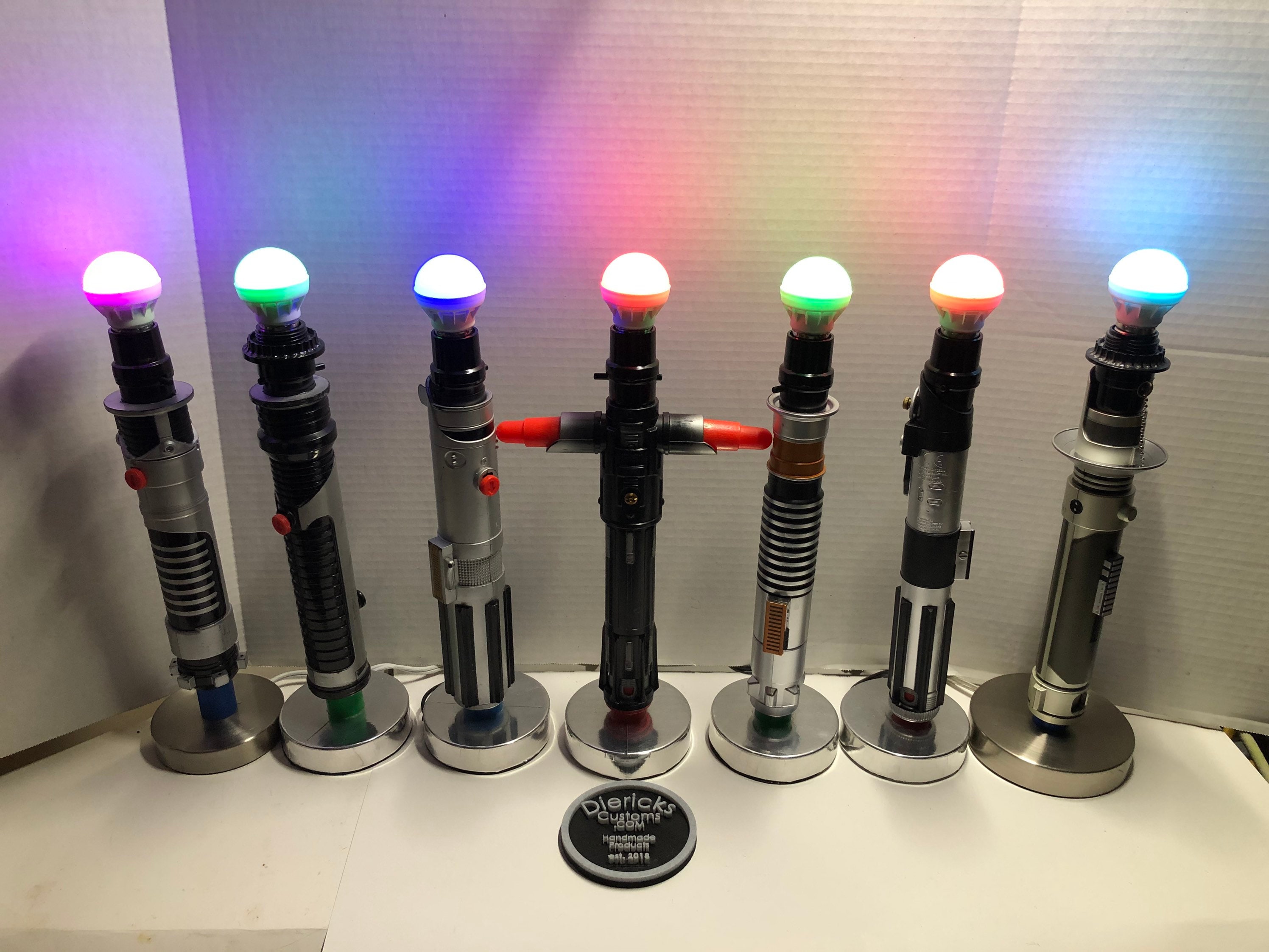 Lightsaber lamps