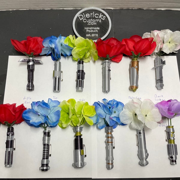 Litesaber boutonniere holders- 3d printed
