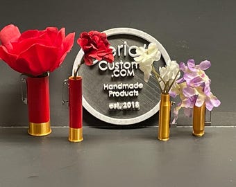 bullet shell boutonniere holders- 3d printed