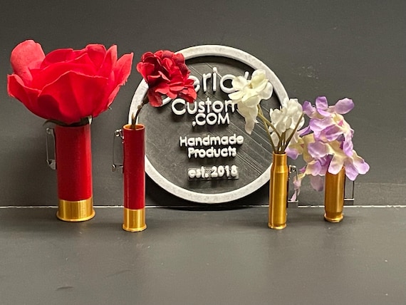 bullet shell boutonniere holders- 3d printed