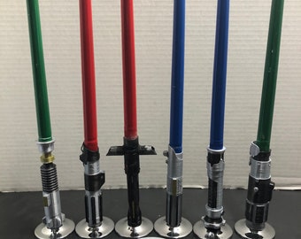 Litesaber candle stick holders
