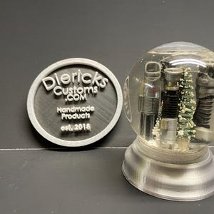 Litesaber snow globe