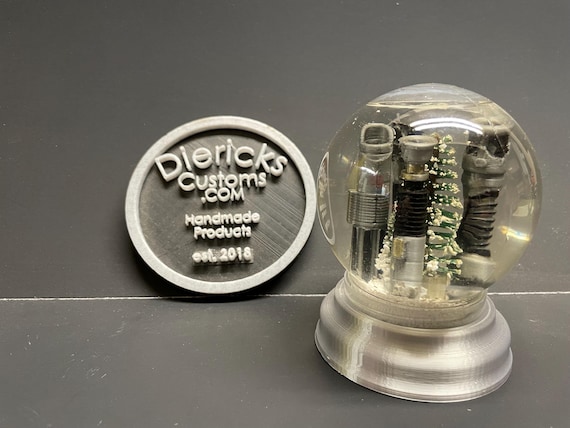 Litesaber snow globe
