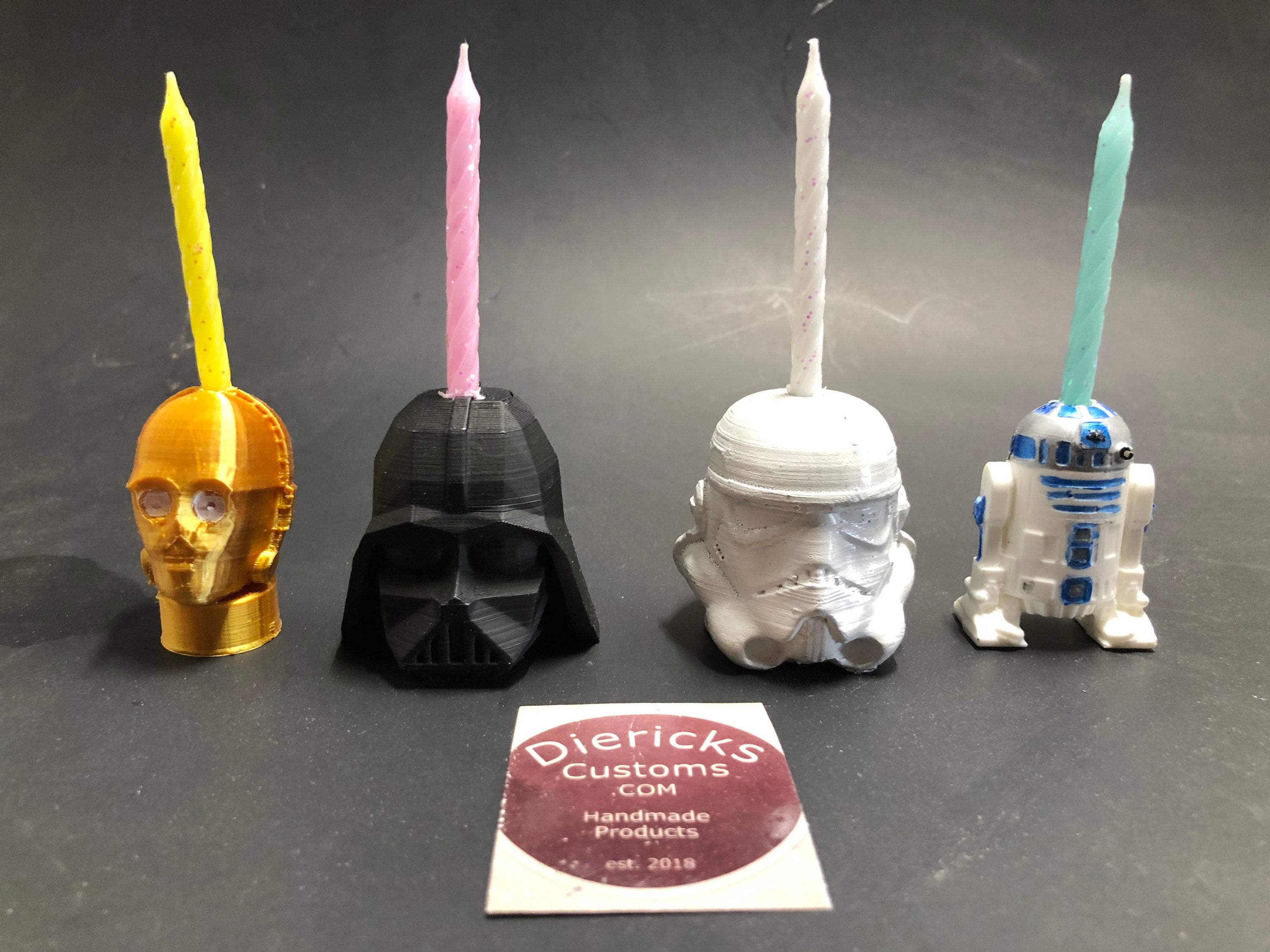Dekoback 04-10-00169 10 cm  Star Wars Darth Vader  Cake Candle 