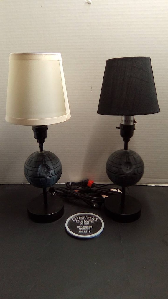Death Star inspired lamp.