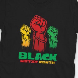 Black History Month Tshirt, Black History Everyday, Civil Rights, Africa, Melanin, MLK, Black Pride, Black Power, Black Lives, BHM, Reggae