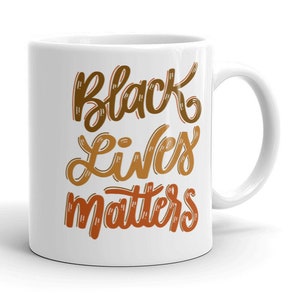 Black Lives Matter Coffee Mug, I Can&#39;t Breathe, Civil Rights Mug, Black Activism Mug, Anti Racism Mug, Black History Mug, Equal Rights Mug