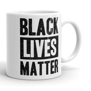 Black Lives Matter Coffee Mug, I Can&#39;t Breathe, Civil Rights Mug, Black Activism Mug, Anti Racism Mug, Black History Mug, Equal Rights Mug