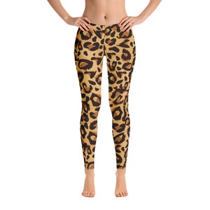 Leopard Leggings For Women, Leopard All Over Yoga Pants, Animal Print Leggings, Sports leggings, Leopard Leggings Man, Leopard Leggings Baby