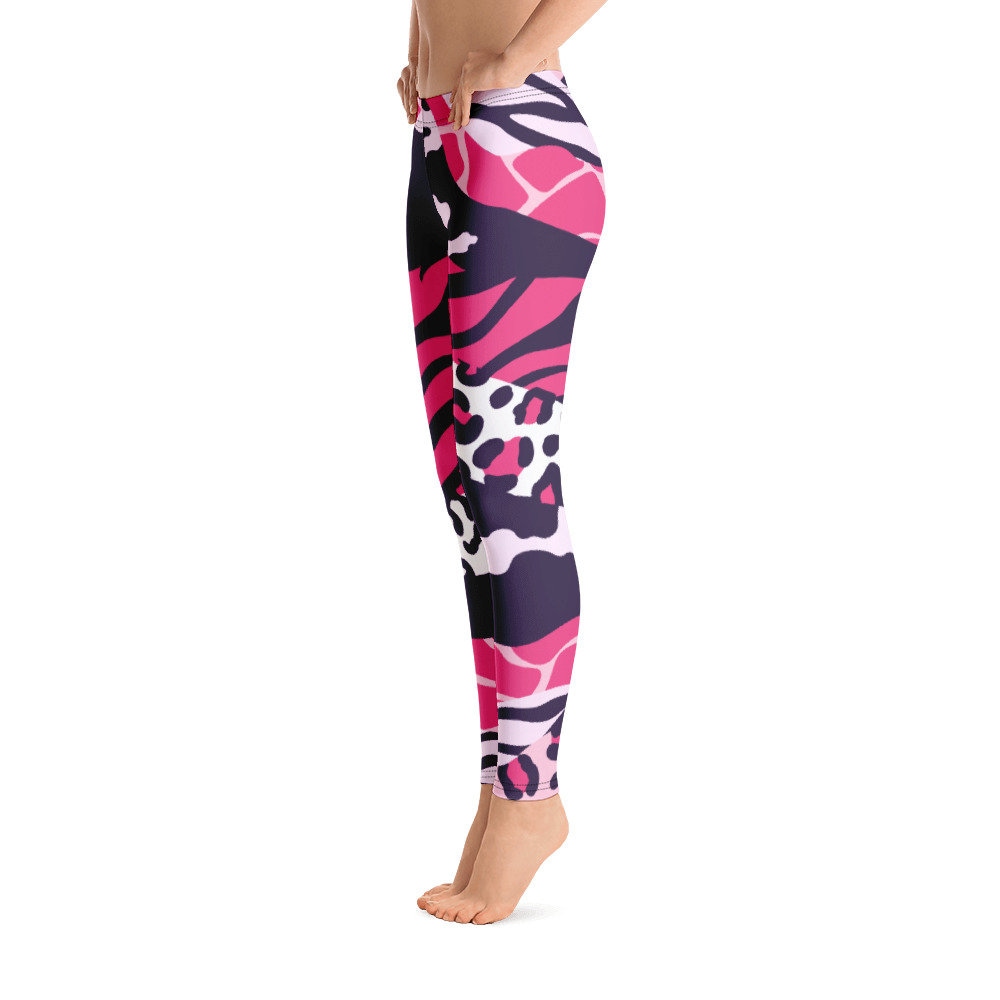 Pink Leopard Women's Leggings