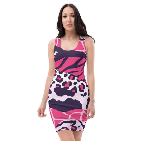 Leopard Print Dress, Evening Dress, Dress Outfits, Casual Dress, Sew Dresses,  Party Dress, Sublimation Cut, Tank Dress, Dress Collection - Etsy