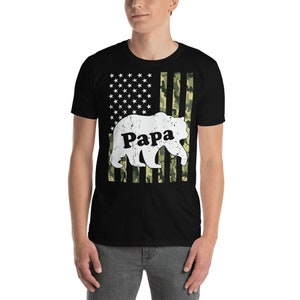 Papa Bear Shirt for Grandpa for Father's Day - Papa Bear T Shirt for Dad - Papa Gift for Fathers Day - Grandpa Bear Tshirt for Birthday Gift