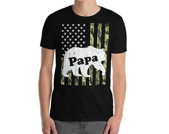 Papa Bär Shirt für Opa für Vatertag - Papa Bär T Shirt für Papa - Papa Geschenk für Vatertag - Opa Bär Tshirt für Geburtstagsgeschenk
