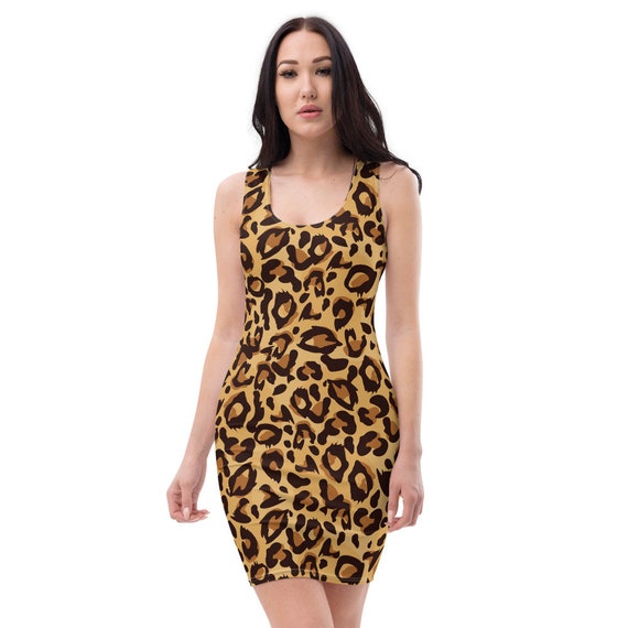 cheetah print dress