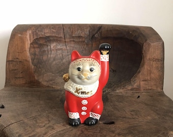 日本のヴィンテージ招き猫、招き猫