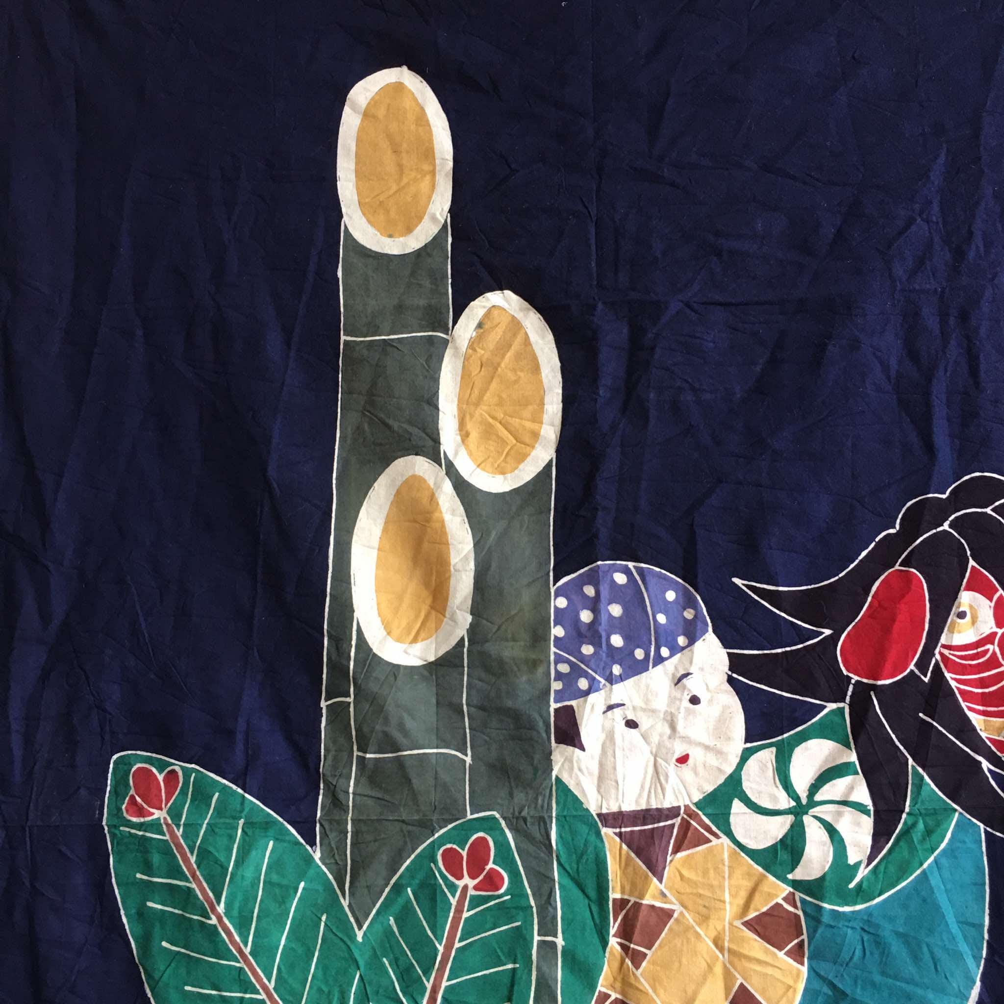 ヴィンテージ 日本の藍染めのれん - Etsy 日本